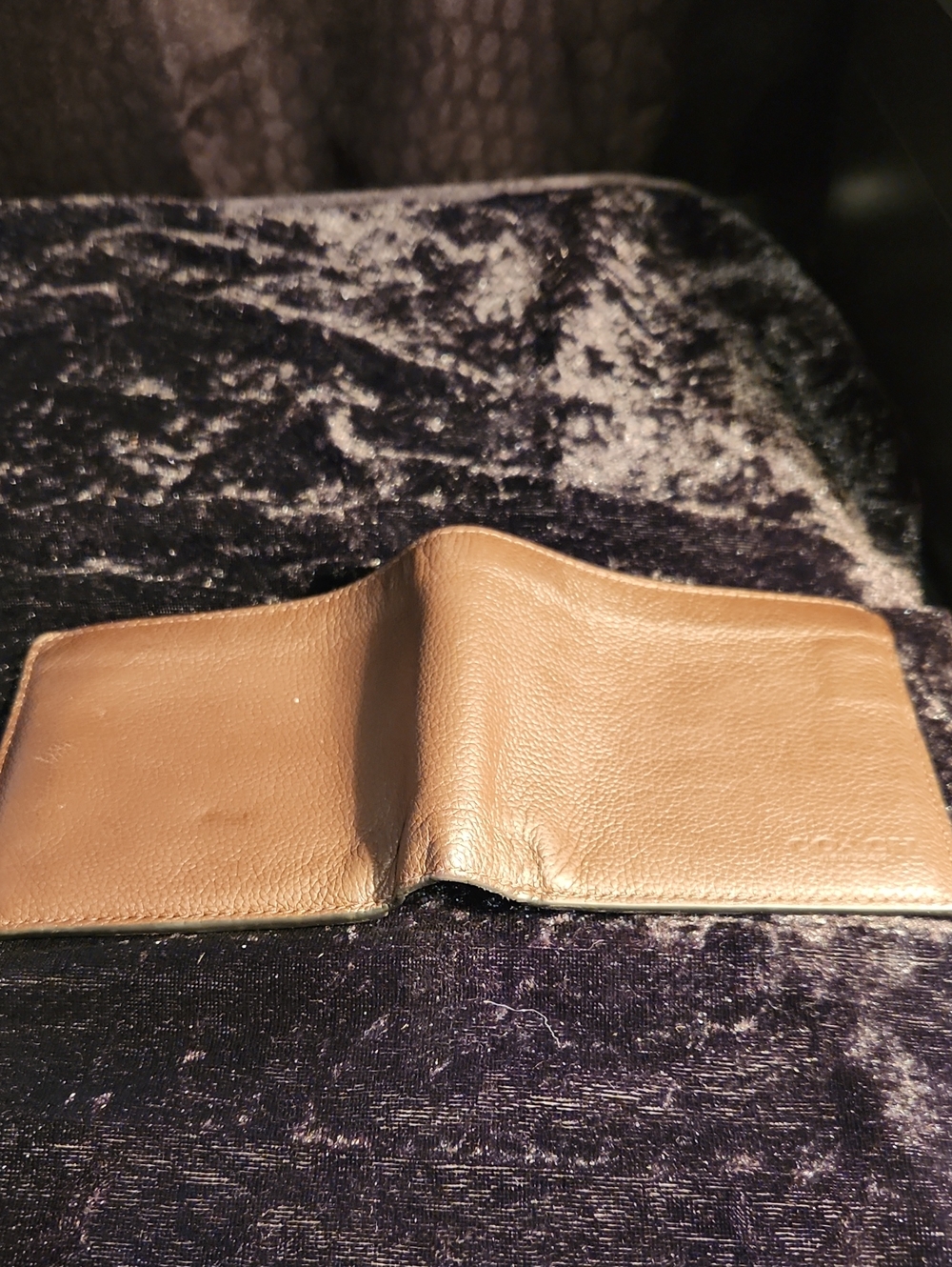 Coach Leather Bi-Fold Wallet in Brown - Picture 2 of 8